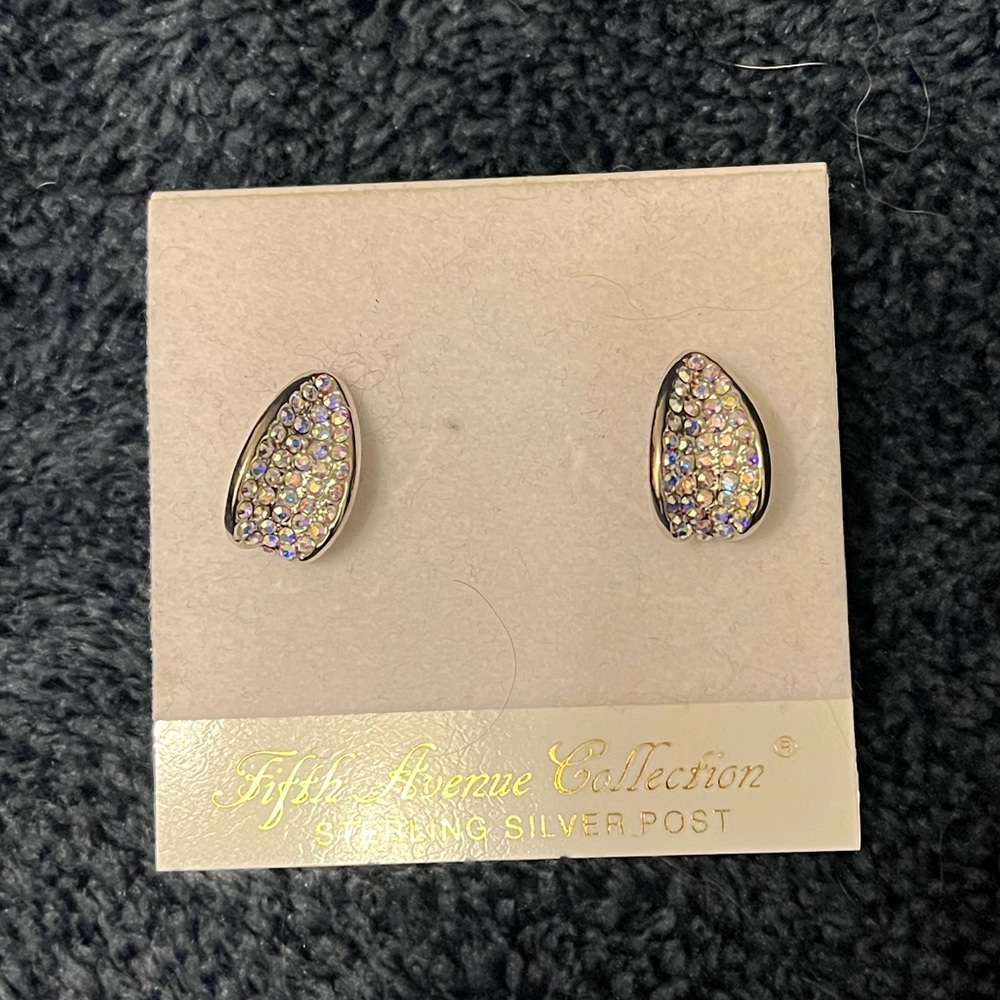 Fifth Avenue Collection “Luminescent Accent” Swarovski Crystal Earrings